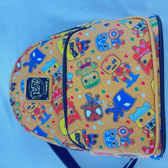 Loungefly Handbags - Loungefly Marvel Avengers Gingerbread Mini Backpack Holiday Christmas Exclusive